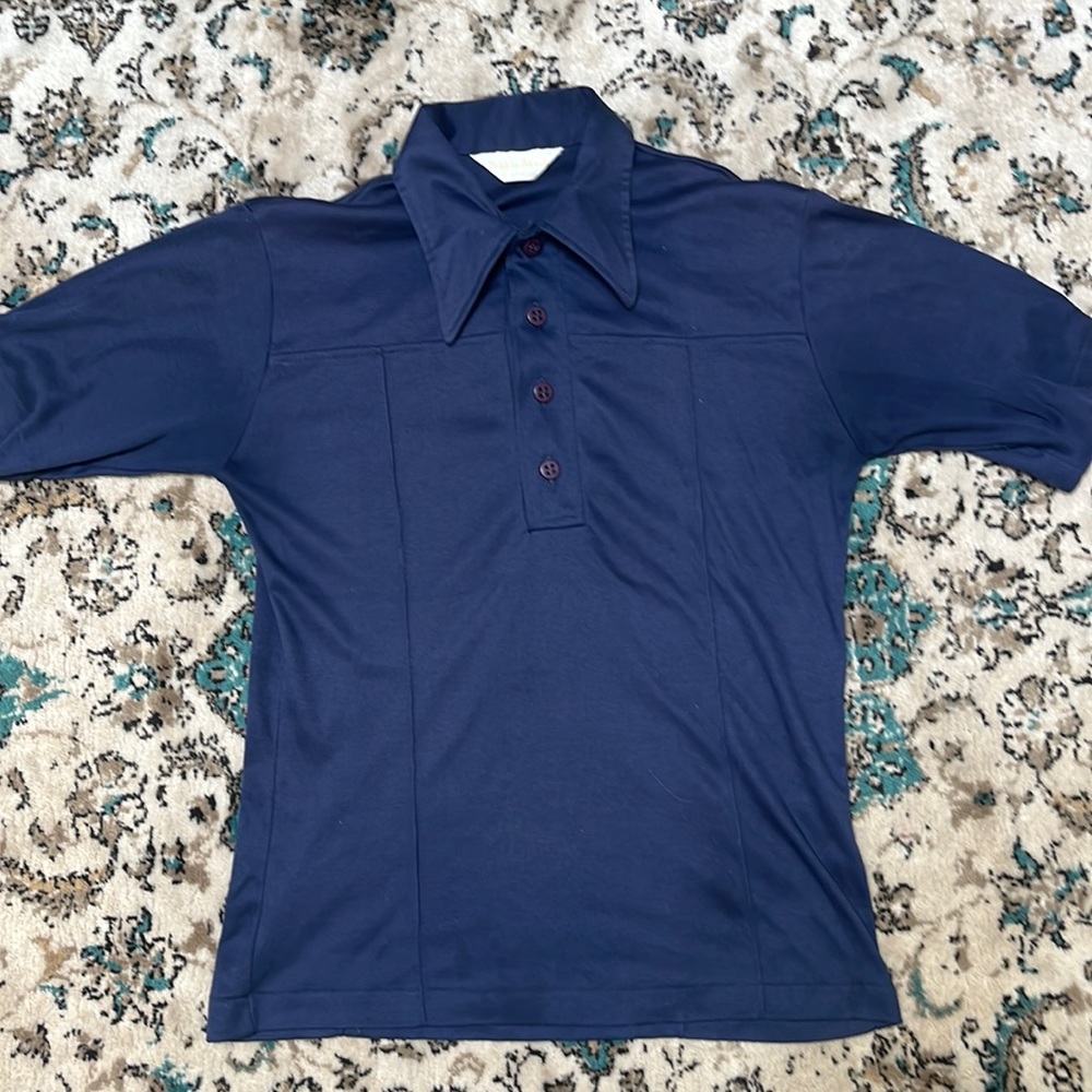 Pebble Beach Vintage Blue Golf Shirt